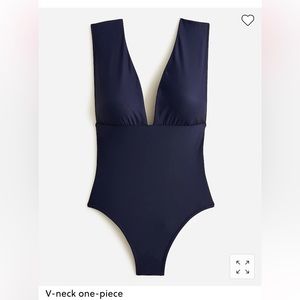NWOT J. Crew v-neck one piece swimsuit
